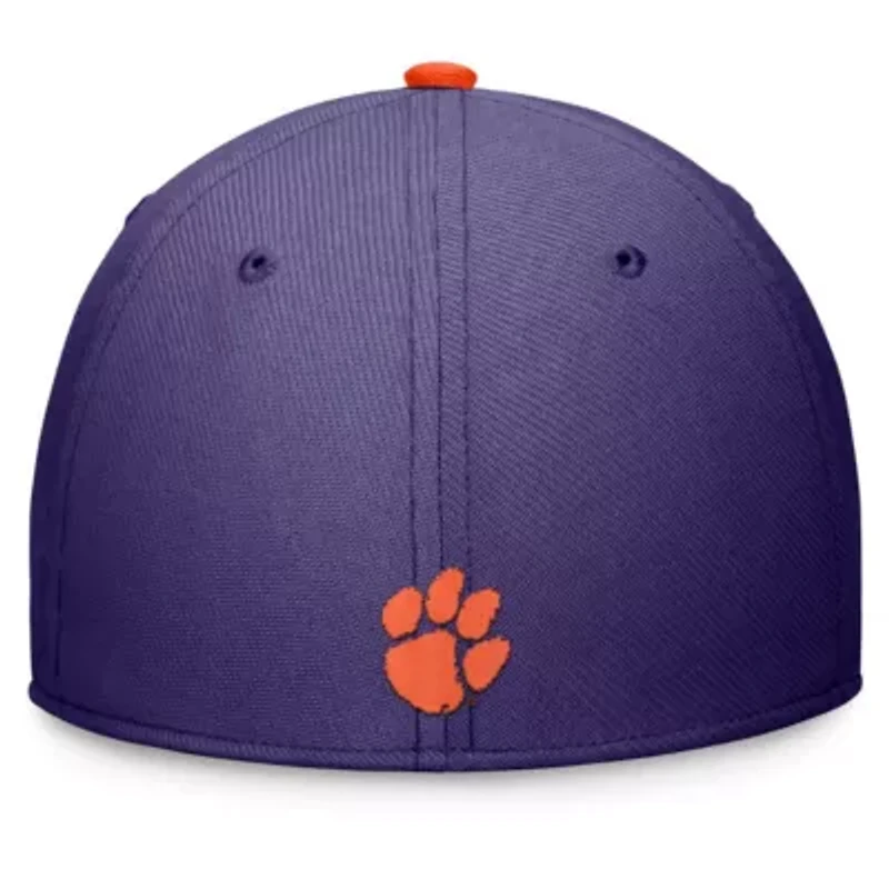 NCAA Nike Clemson Tigers Primetime Rise Swoosh Flex Hat