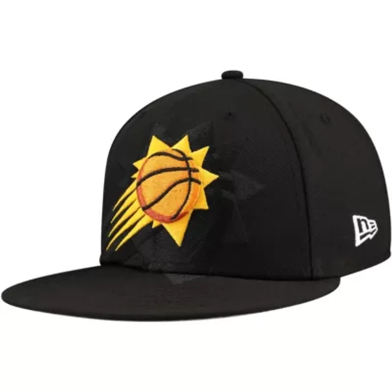 NBA Phoenix Suns Blackout Shadow Logo 59FIFTY Fitted Hat