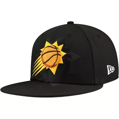 NBA Phoenix Suns Blackout Shadow Logo 59FIFTY Fitted Hat