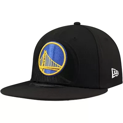 NBA Golden State Warriors Blackout Shadow Logo 59FIFTY Fitted Hat
