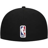 NBA Philadelphia 76ers Blackout Shadow Logo 59FIFTY Fitted Hat