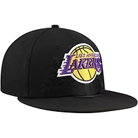 NBA Los Angeles Lakers Blackout Shadow Logo 59FIFTY Fitted Hat