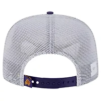 NBA Phoenix Suns Puff Print Team Code A-Frame 9FIFTY Trucker Snapback Hat