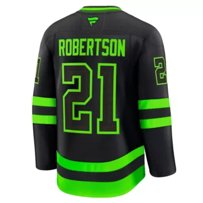 NHL Fanatics Jason Robertson Dallas Stars Alternate Premium Jersey