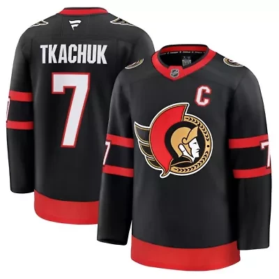 NHL Fanatics Brady Tkachuk Ottawa Senators Home Premium Jersey