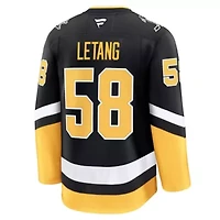 NHL Fanatics Kris Letang Pittsburgh Penguins Alternate Premium Jersey