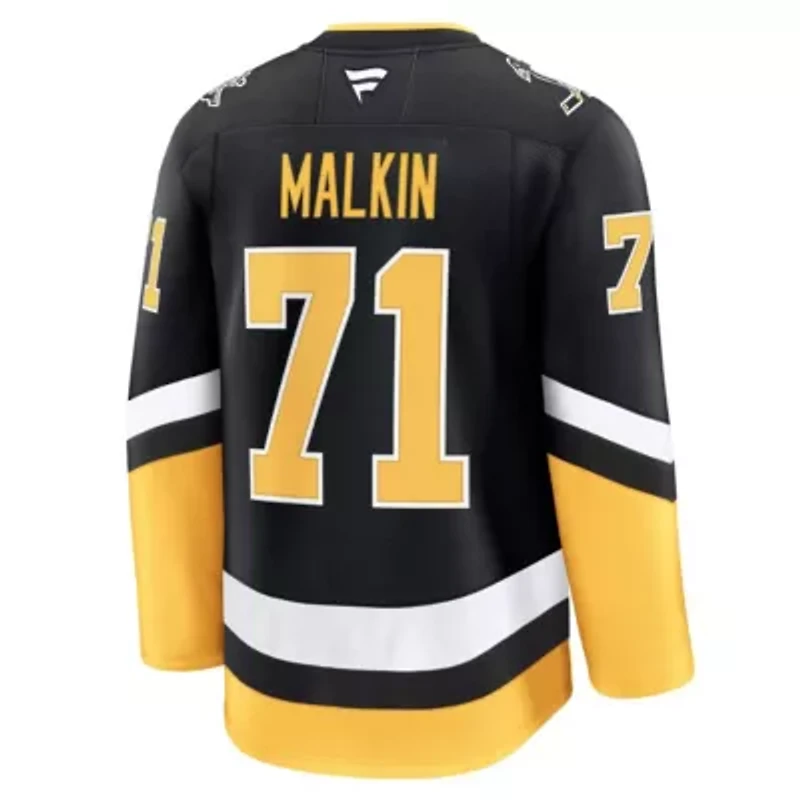 NHL Fanatics Evgeni Malkin Pittsburgh Penguins Alternate Premium Jersey