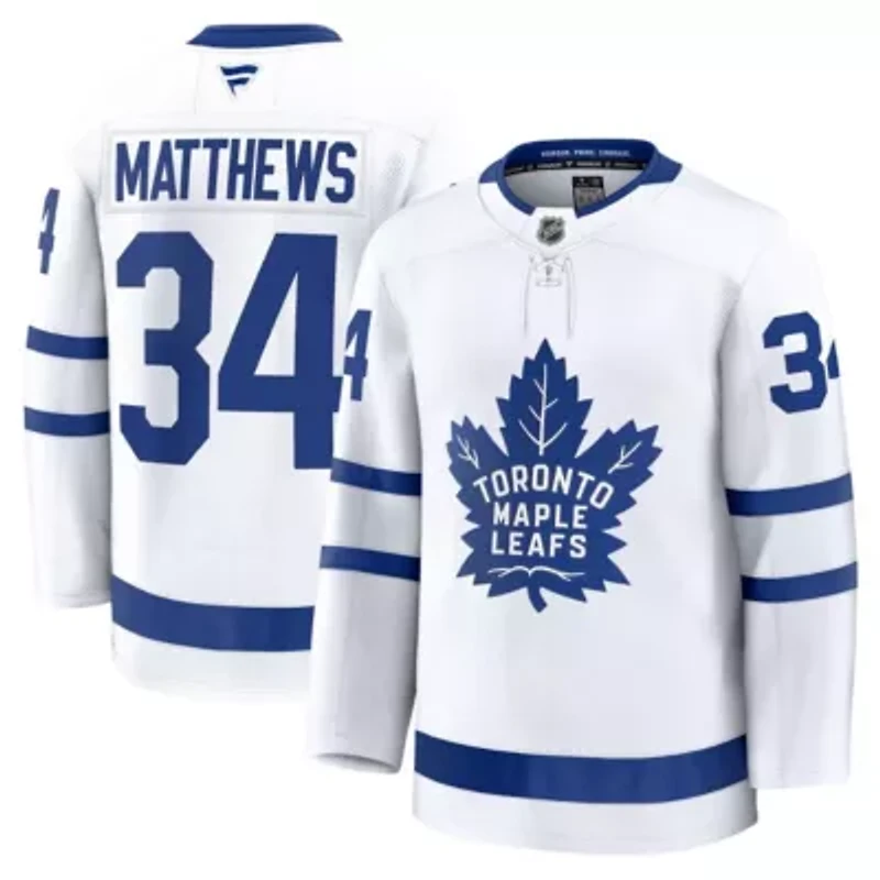 NHL Fanatics Auston Matthews Toronto Maple Leafs Away Premium Jersey