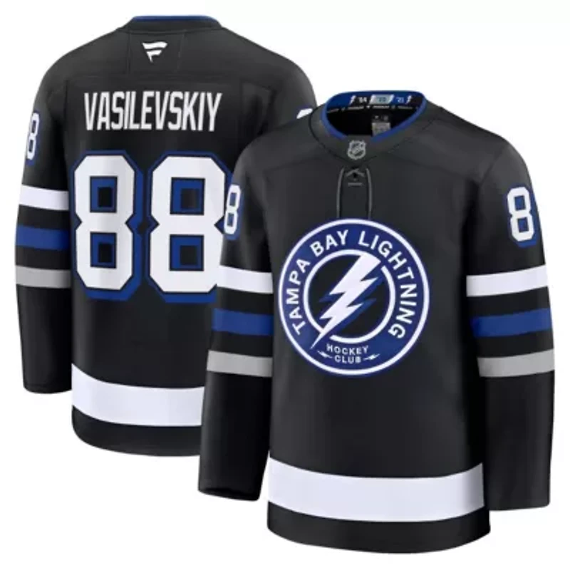 NHL Fanatics Andrei Vasilevskiy Tampa Bay Lightning Alternate Premium Jersey