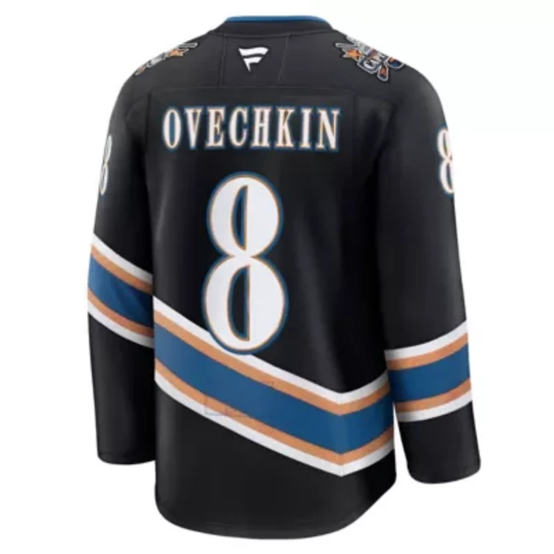 NHL Fanatics Alexander Ovechkin Washington Capitals Alternate 50th Anniversary Premium Jersey