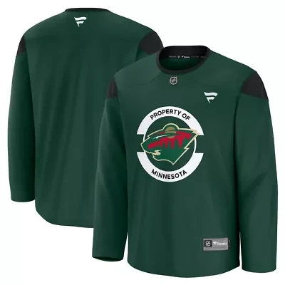 NHL Fanatics Minnesota Wild Team Practice Jersey
