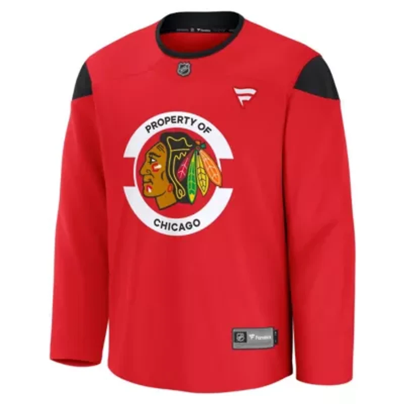NHL Fanatics Chicago Blackhawks Team Practice Jersey