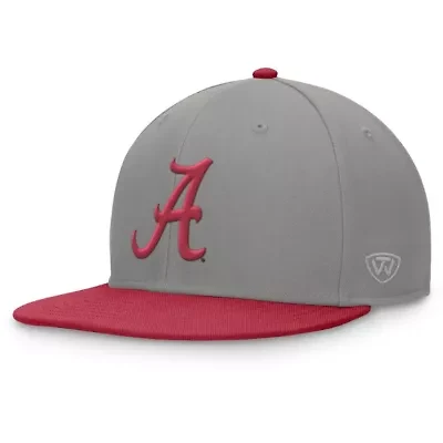 Alabama Crimson Tide NCAA Gray/Crimson Rally Two-Tone Fitted Hat