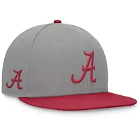 Alabama Crimson Tide NCAA Gray/Crimson Rally Two-Tone Fitted Hat