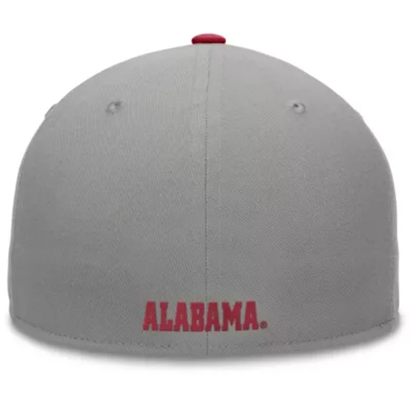 Alabama Crimson Tide NCAA Gray/Crimson Rally Two-Tone Fitted Hat