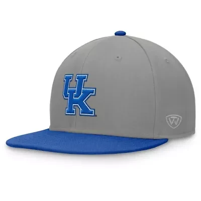 NCAA Gray/Royal Kentucky Wildcats Rally Two-Tone Fitted Hat