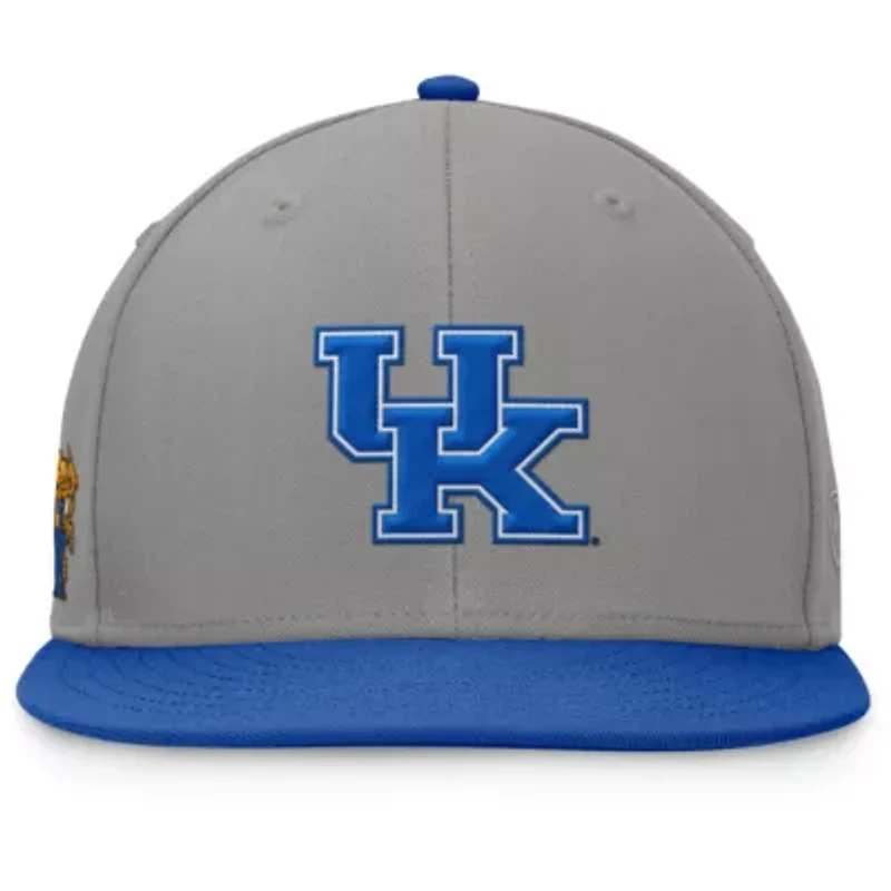 NCAA Gray/Royal Kentucky Wildcats Rally Two-Tone Fitted Hat