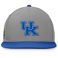 NCAA Gray/Royal Kentucky Wildcats Rally Two-Tone Fitted Hat