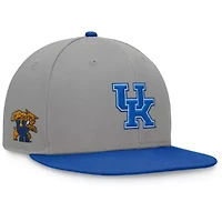 NCAA Gray/Royal Kentucky Wildcats Rally Two-Tone Fitted Hat