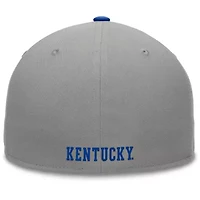 NCAA Gray/Royal Kentucky Wildcats Rally Two-Tone Fitted Hat