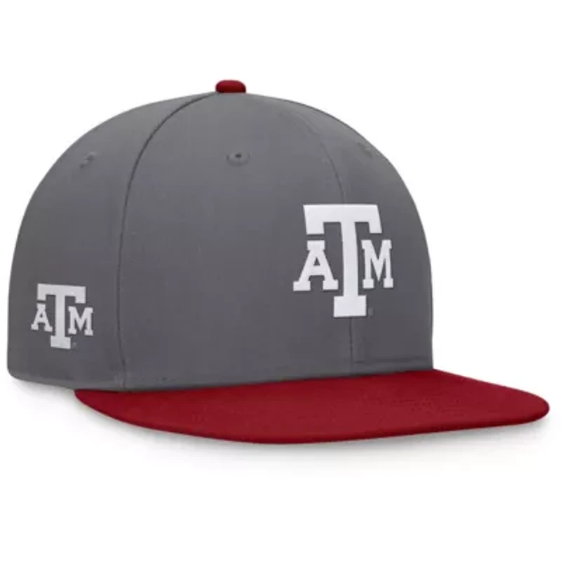 NCAA Gray/Maroon Texas A&M Aggies Rally Two-Tone Fitted Hat