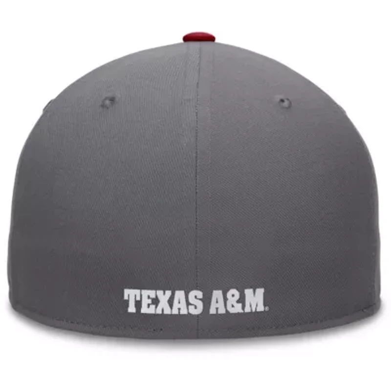 NCAA Gray/Maroon Texas A&M Aggies Rally Two-Tone Fitted Hat