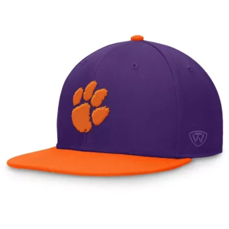 NCAA Purple/Orange Clemson Tigers Rally Two-Tone Fitted Hat