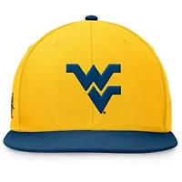 NCAA Gold/Navy West Virginia Mountaineers Rally Two-Tone Fitted Hat