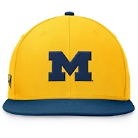 NCAA Maize/Navy Michigan Wolverines Rally Two-Tone Fitted Hat