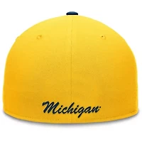 NCAA Maize/Navy Michigan Wolverines Rally Two-Tone Fitted Hat