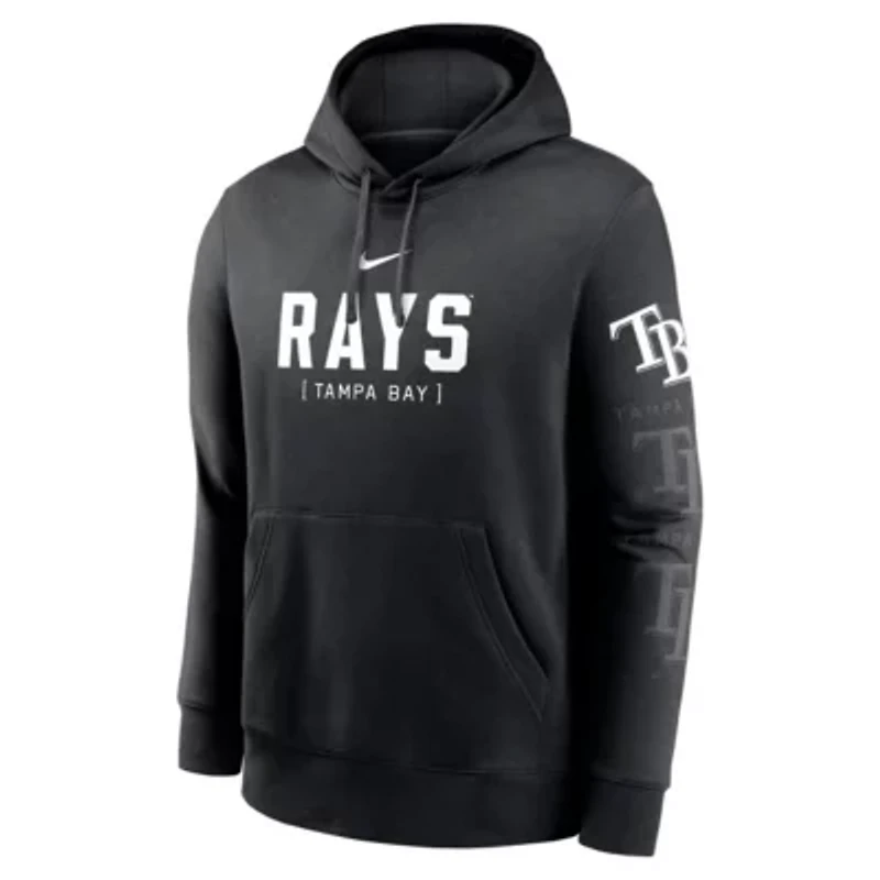 MLB Nike Tampa Bay Rays Fashion Club Pullover Hoodie