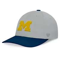 NCAA Gray/Navy Michigan Wolverines Mick Flex Hat