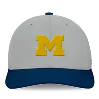 NCAA Gray/Navy Michigan Wolverines Mick Flex Hat