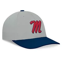 NCAA Gray/Navy Ole Miss Rebels Mick Flex Hat