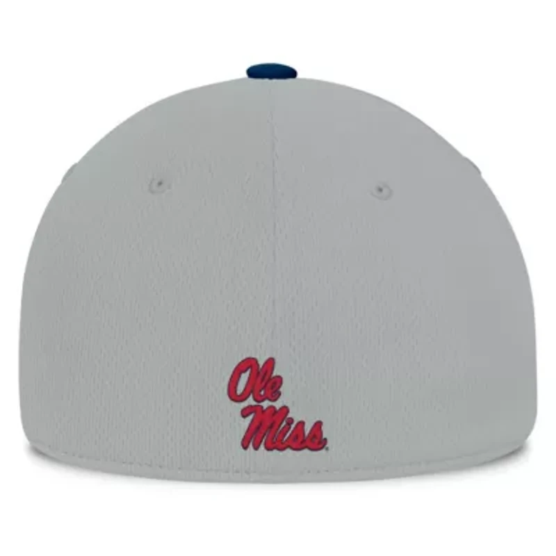 NCAA Gray/Navy Ole Miss Rebels Mick Flex Hat