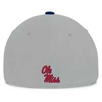 NCAA Gray/Navy Ole Miss Rebels Mick Flex Hat