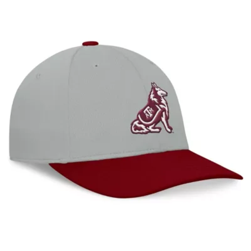 NCAA Gray/Maroon Texas A&M Aggies Mick Flex Hat