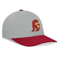 NCAA Gray/Cardinal USC Trojans Mick Flex Hat