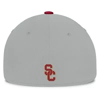 NCAA Gray/Cardinal USC Trojans Mick Flex Hat