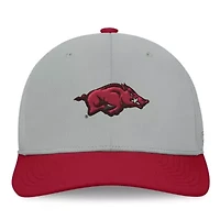 NCAA Gray/Cardinal Arkansas Razorbacks Mick Flex Hat