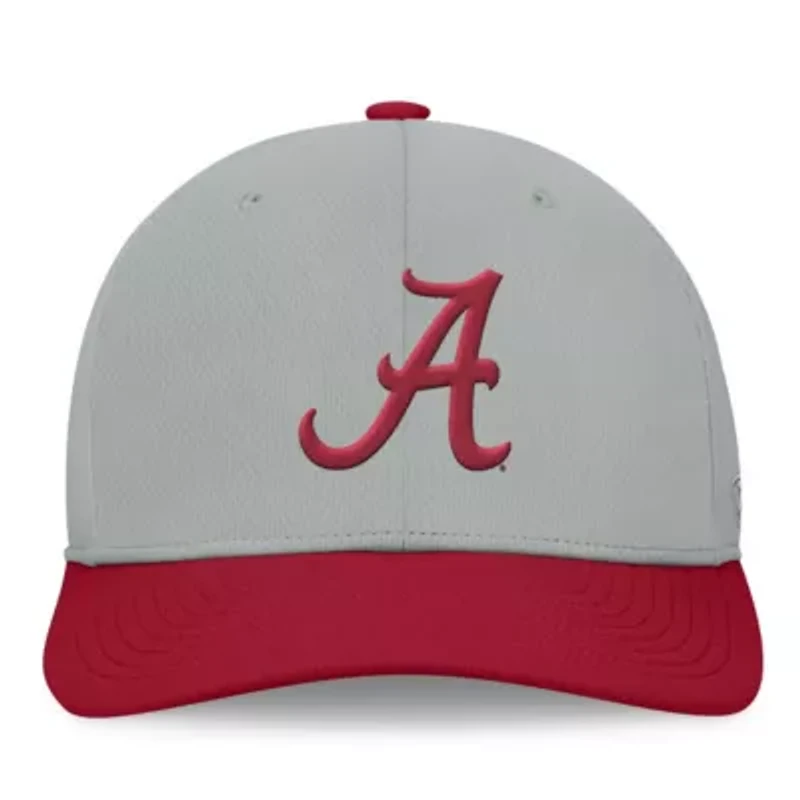 Alabama Crimson Tide NCAA Gray/Cardinal Mick Flex Hat