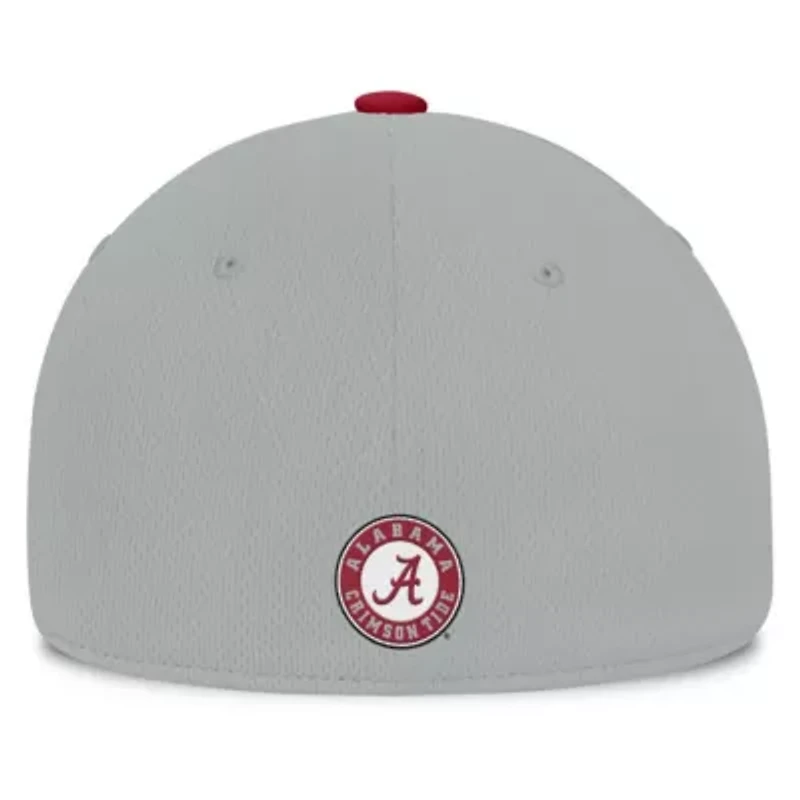 Alabama Crimson Tide NCAA Gray/Cardinal Mick Flex Hat