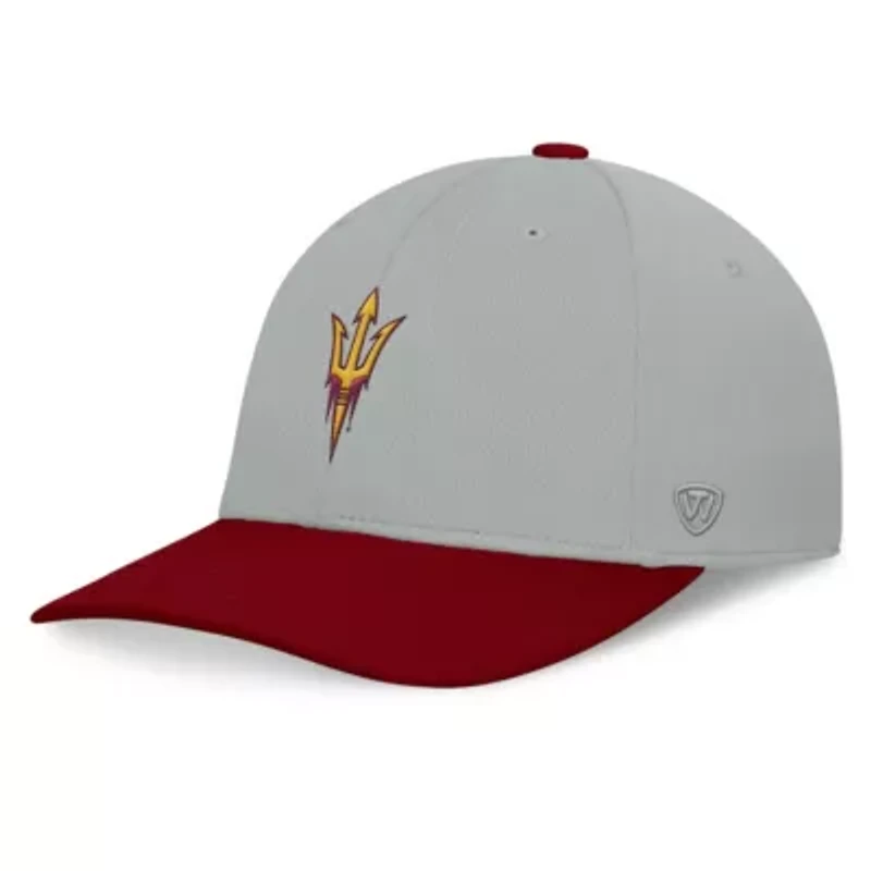 NCAA Gray/Maroon Arizona State Sun Devils Mick Flex Hat
