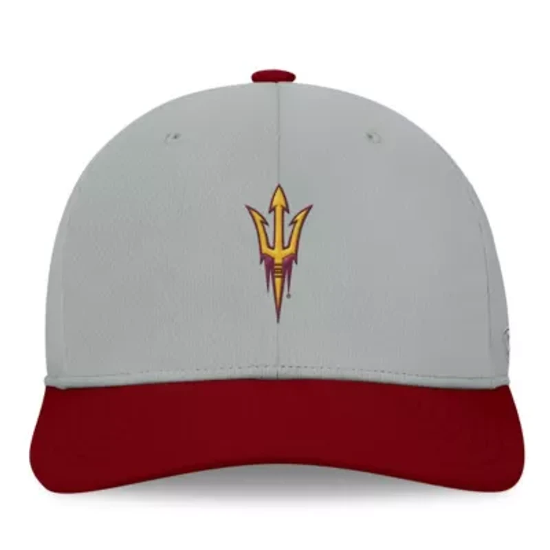 NCAA Gray/Maroon Arizona State Sun Devils Mick Flex Hat