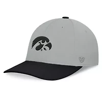 NCAA Gray/Black Iowa Hawkeyes Mick Flex Hat