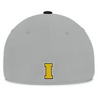 NCAA Gray/Black Iowa Hawkeyes Mick Flex Hat