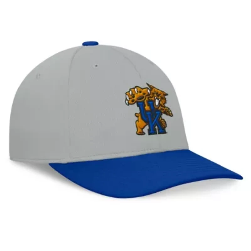 NCAA Gray/Royal Kentucky Wildcats Mick Flex Hat