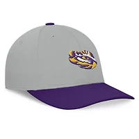 NCAA Gray/Purple LSU Tigers Mick Flex Hat