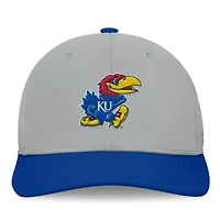 NCAA Gray/Royal Kansas Jayhawks Mick Flex Hat