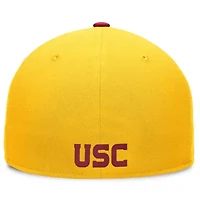 NCAA White/Cardinal USC Trojans Tri-Tone Collector Fitted Hat